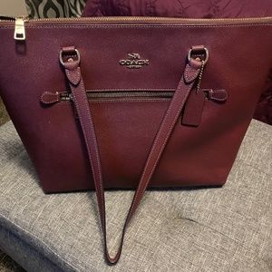 Rust Coach tote purse